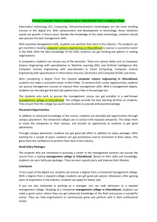 pursue computer science engineering
