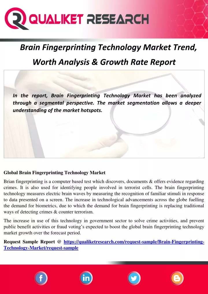 brain fingerprinting technology market trend