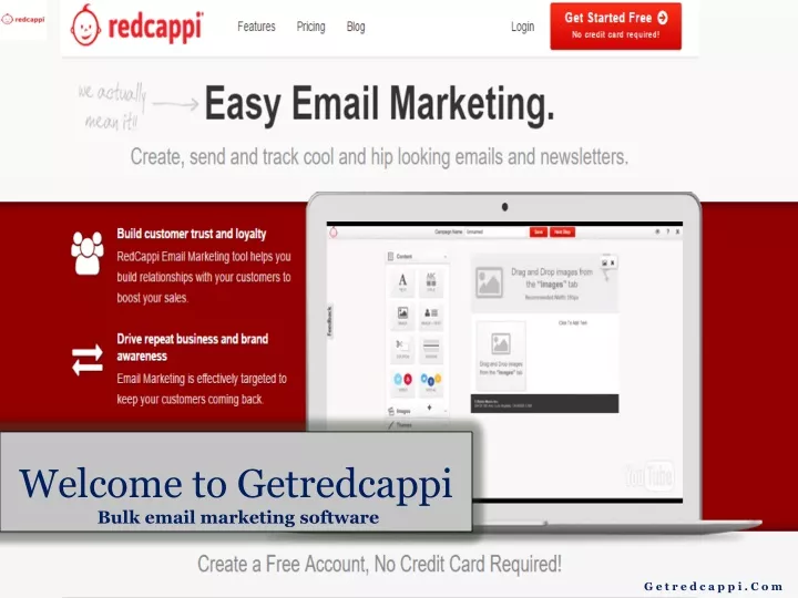 welcome to getredcappi bulk email marketing software