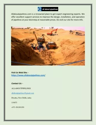 allaboutpipelines com is a renowned place