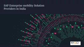 sap enterprise mobility solution providers in india
