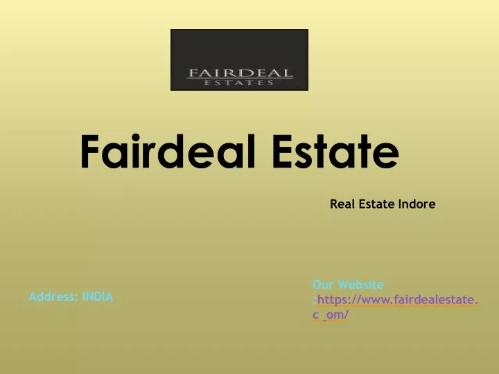fairdeal estate