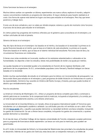 becas para estudiar gratis