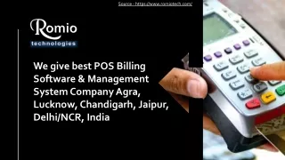POS Billing Software & Management System Gurgaon, Delhi- Romiotech