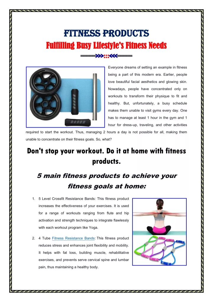 fitness products fitness products fulfilling busy
