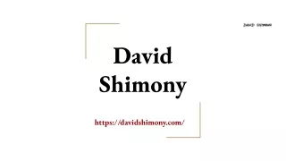 Crime David Shimony