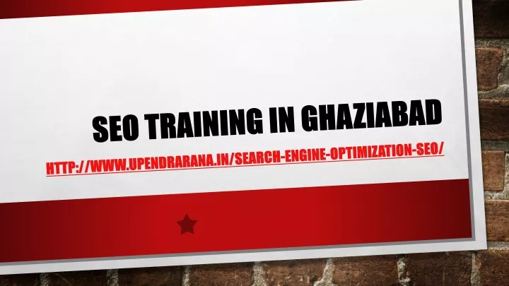 seo training in ghaziabad