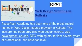 Web Design Training in Kolkata