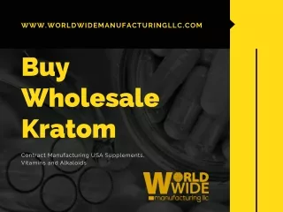 Buy Wholesale Kratom - Bulk Kratom In USA