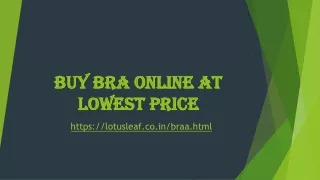 Buy bra online at lowest price