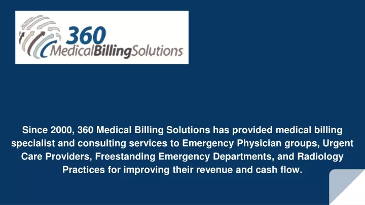 PPT - Colorado Emergency Physicians Billing Services - 360 Medical ...