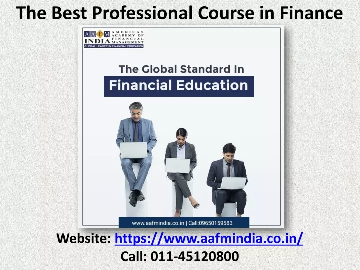 the best professional course in finance