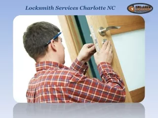 Locksmith Services Charlotte NC