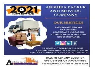 Packers and Movers in Gurgaon | AnshikaPackers.com