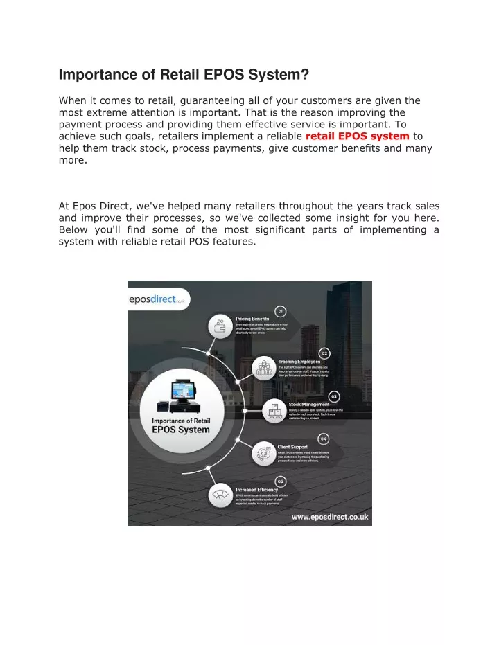 importance of retail epos system