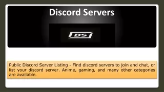 discord servers