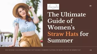 The Ultimate Guide of Women's Straw Hat for Summer - Wild Wisdomco