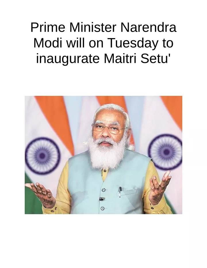 prime minister narendra modi will on tuesday