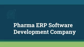 pharma erp software development company