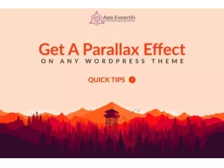 Get A Parallax Effect On Any WordPress Theme: Quick Tips