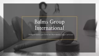 Global Independent Law Firms