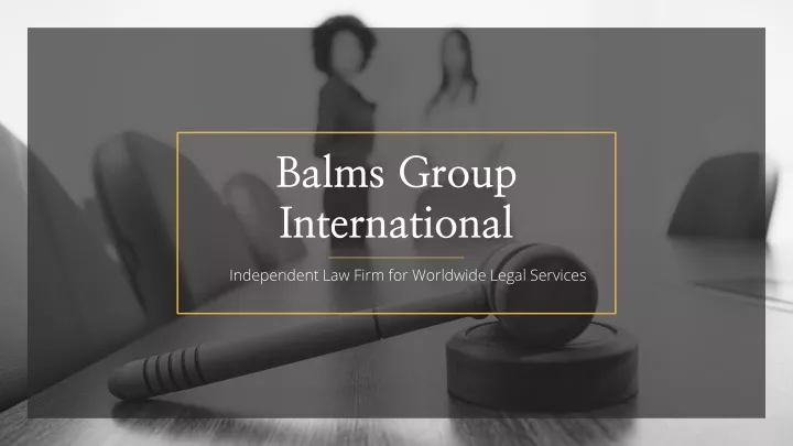 balms group international