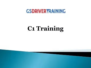 C1 Training in UK - GS Driver Training