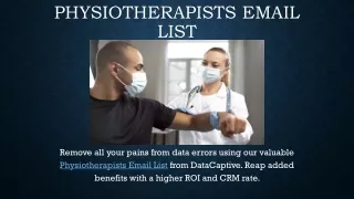 Physiotherapists Email List