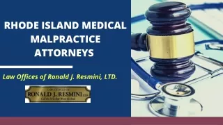 Rhode Island Medical Malpractice Attorneys