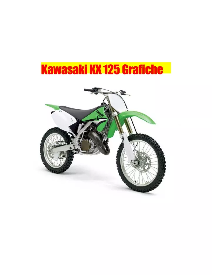kawasaki kx 125 grafiche
