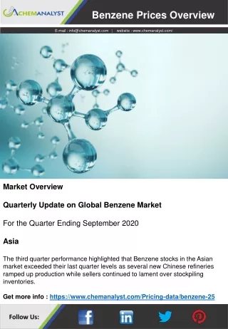 benzene prices overview