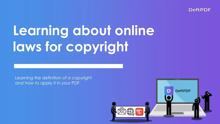 learning about online laws for copyright