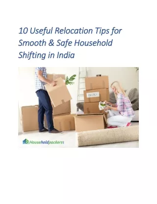 10 useful relocation tips for 10 useful