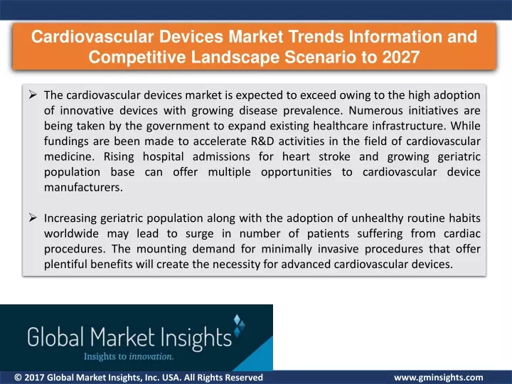 cardiovascular devices market trends information