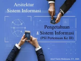 Arsitektur Sistem Informasi