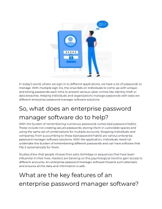 The 10 Best Enterprise Password Manager Software of the Year – Features, Reviews and Pricing