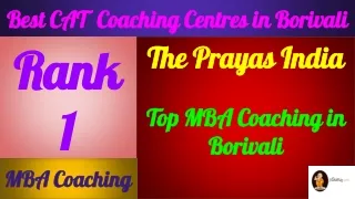 best cat coaching centres in borivali