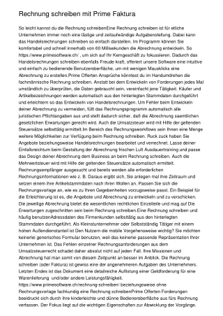 rechnung schreiben mit prime faktura so leicht