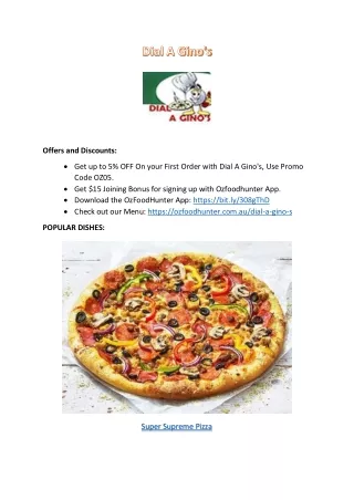 offers and discounts