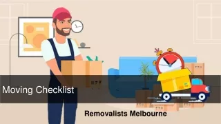 Moving checklist - Singh Movers