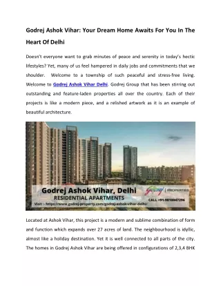 godrej ashok vihar your dream home awaits