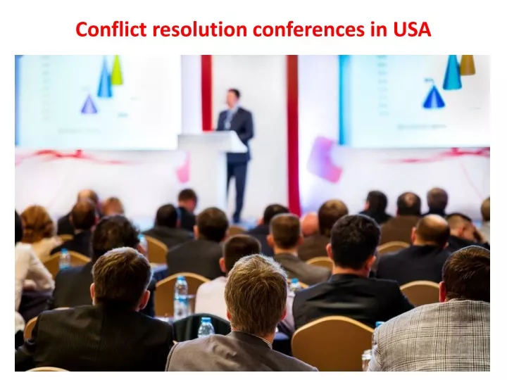 conflict resolution conferences in usa