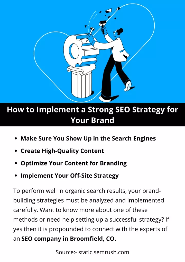 how to implement a strong seo strategy for your