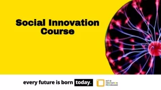 social innovation course