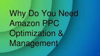 Why Do You Need Amazon PPC Optimization & Management