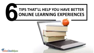 tips that ll help you have better online learning experiences