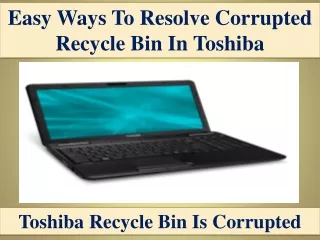easy ways to resolve corrupted recycle
