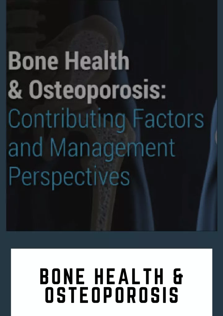 bone health osteoporosis