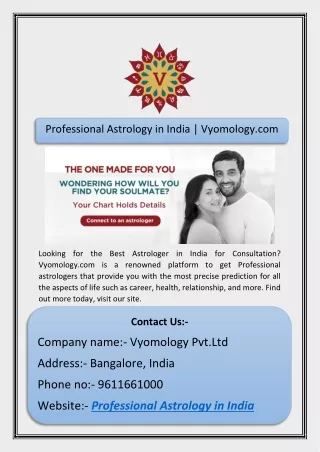 professional astrology in india vyomology com