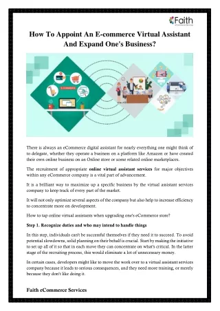 how to appoint an e commerce virtual assistant